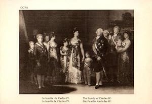 Image du vendeur pour LAMINA V28181: La familia de Carlos IV por Goya mis en vente par EL BOLETIN