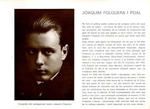 Seller image for LAMINA V28087: Joaquim Folguera i Poal for sale by EL BOLETIN