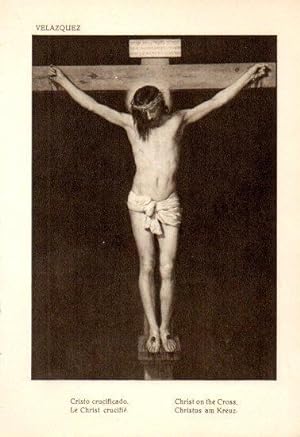 Bild des Verkufers fr LAMINA V28150: Cristo crucificado por Velazquez zum Verkauf von EL BOLETIN