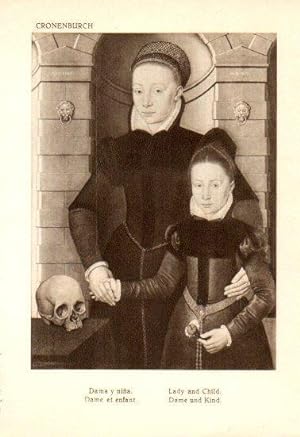 Imagen del vendedor de LAMINA V28166: Dama y nia por Cronenburch a la venta por EL BOLETIN