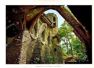 Seller image for LAMINA V28114: Iglesia de la Colonia Guell. Fachada y campanario for sale by EL BOLETIN