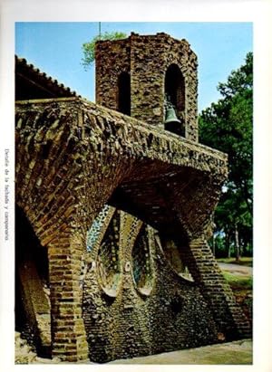 Seller image for LAMINA V28116: Iglesia de la Colonia Guell. Detalle de la fachada y campanario for sale by EL BOLETIN