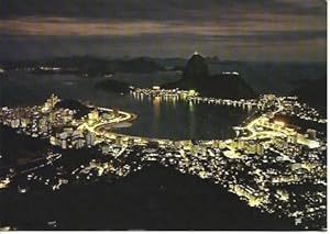 Bild des Verkufers fr POSTAL A1765: Vista nocturna de Rio de Janeiro zum Verkauf von EL BOLETIN