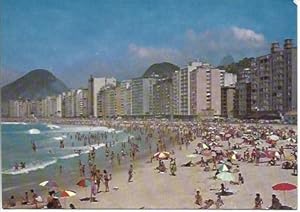 Seller image for POSTAL A1762: Playa de Copacabana en Rio de Janeiro for sale by EL BOLETIN