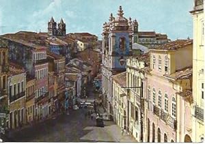 Image du vendeur pour POSTAL A1771: Ladeira do Pelourinho en Bahia, Brasil mis en vente par EL BOLETIN