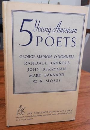 Imagen del vendedor de 5 Young American Poets a la venta por Derringer Books, Member ABAA