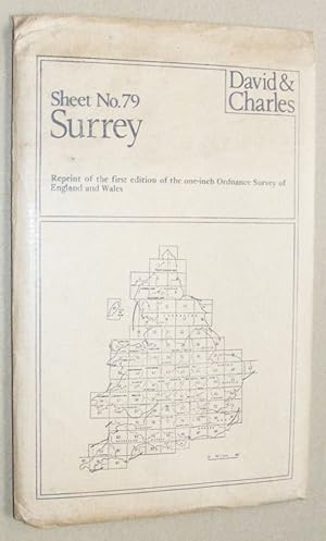 Immagine del venditore per Surrey [Dorking]: Sheet 79, reprint of the first edition of the one-inch Ordnance Survey of England and Wales venduto da Nigel Smith Books