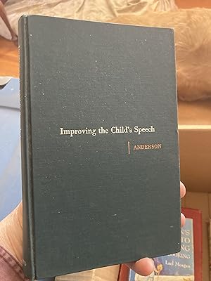Seller image for improving the child's speech for sale by A.C. Daniel's Collectable Books