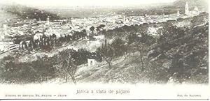 Immagine del venditore per POSTAL A1863: Vista aerea de Jativa venduto da EL BOLETIN
