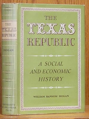 Image du vendeur pour Texas Republic: A Social and Economic History mis en vente par Schroeder's Book Haven