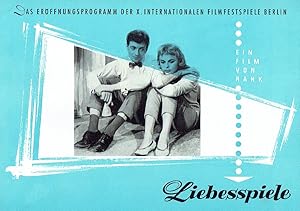 Image du vendeur pour Liebesspiele Das Erffnungsprogramm der X. Filmfestspiele Berlin mis en vente par Versandantiquariat Funke