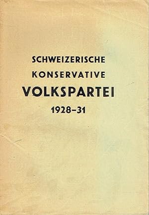 Schweizerische konservative Volkspartei 1928-1931