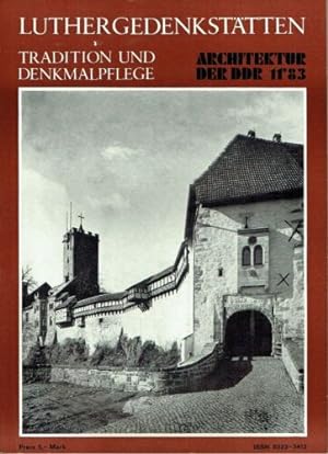 Seller image for Architektur der DDR Luthergedenksttten for sale by Versandantiquariat Funke