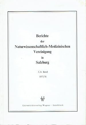 Berichte der Naturwissenschaftlich-Medizinischen Vereinigung in Salzburg