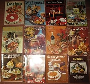 Konvolut von 19 Zeitschriften der DDR über Essen, Backen und Kochen
