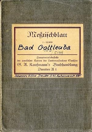 Seller image for Bad Gottleuba Umdruckausgabe dreifarbig for sale by Versandantiquariat Funke