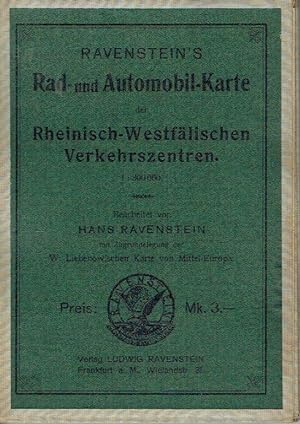 Ravenstein's Rad- und Automobil-Karte der Rheinisch-Westfälischen Verkehrszentren