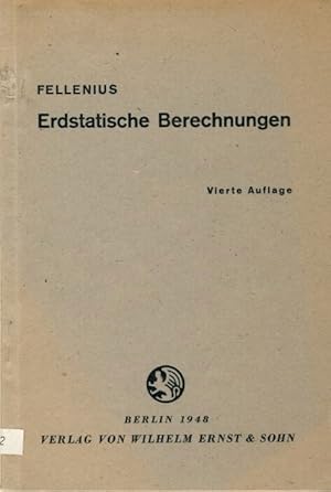 Erdstatische Berechnungen mit Reibung und Kohäsion (Adhäsion) und unter Annahme kreiszylindrische...