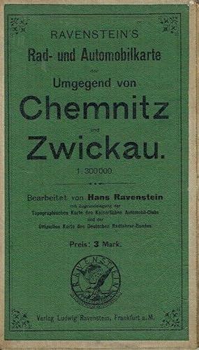 Ravenstein's Rad- und Automobil-Karte der Umgegend von Chemnitz und Zwickau