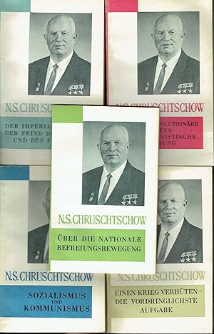 Bild des Verkufers fr 5 Bnde Chruschtschow-Reden zum Verkauf von Versandantiquariat Funke
