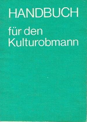 Handbuch für den Kulturobmann