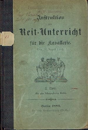 Instruktion zum Reit-Unterricht für die Kavallerie