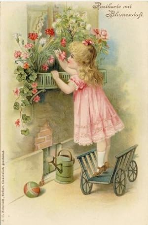 Postkarte mit Blumenduft