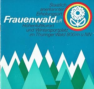 Staatlich anerkannter Erholungsort Frauenwald a. R., Höhenluftkurort und Wintersportplatz im Thür...
