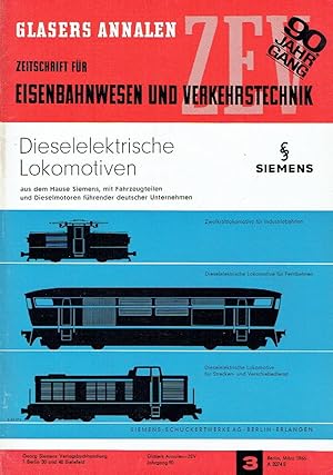 Glasers Annalen Zeitschrift für Eisenbahnwesen und Verkehrstechnik