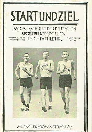 Start und Ziel Monatsschrift der Deutschen Sportbehörde für Leichtathletik