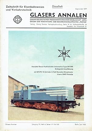 Glasers Annalen Zeitschrift für Verkehrstechnik und Maschinenbau