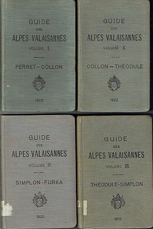 Seller image for Guide des Alpes Valaisannes for sale by Versandantiquariat Funke
