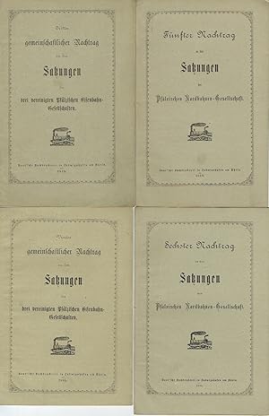 . Nachtrag zu den Satzungen der drei vereinigten Pfälzischen Eisenbahn-Gesellschaften