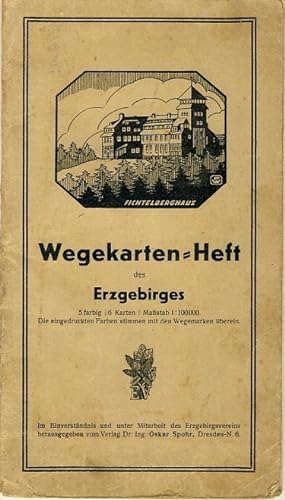 Wegekarten-Heft des Erzgebirges