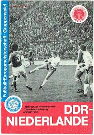 Bild des Verkufers fr Fussball-Europameisterschaft Gruppenspiel DDR-Niederlande 1979 zum Verkauf von Versandantiquariat Funke