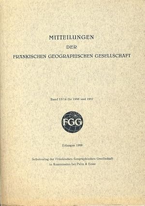 Mitteilungen der Fränkischen Geographischen Gesellschaft