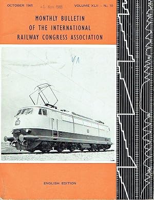 Monthly Bulletin of the International Railway Congress Association Edition Francaise