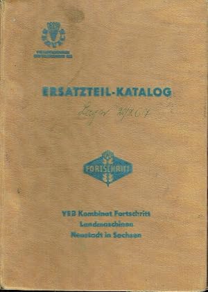 Ersatzteil-Katalog Mähdrescher E 174 - E 177