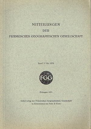 Mitteilungen der Fränkischen Geographischen Gesellschaft