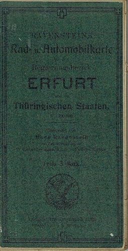 Ravensteins Rad- und Automobilkarte für den Regierungsbezirk Erfurt und die Thüringischen Staaten