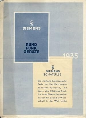 Siemens Rundfunkgeräte / Schatulle