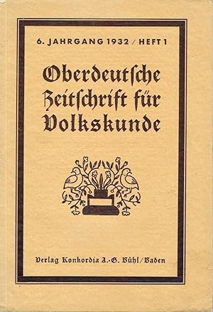Oberdeutsche Zeitschrift für Volkskunde