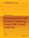 Imagen del vendedor de Proceedings of the 1995 Academy of Marketing Science (AMS) Annual Conference (Developments in Marketing Science: Proceedings of the Academy of Marketing Science) [Soft Cover ] a la venta por booksXpress