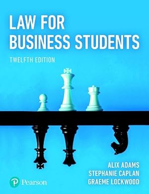 Seller image for Law for Business Students (Paperback) for sale by Grand Eagle Retail