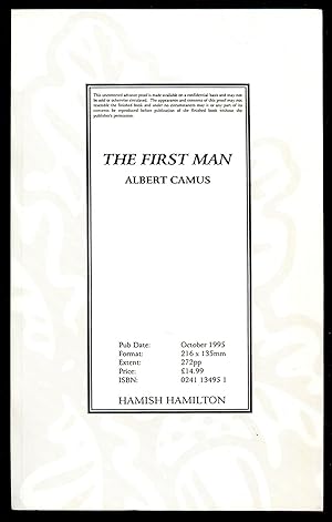 Bild des Verkufers fr The First Man zum Verkauf von Between the Covers-Rare Books, Inc. ABAA