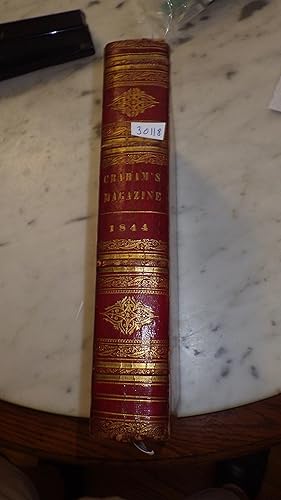 Bild des Verkufers fr GRAHAM'S LADY'S & GENTLEMAN'S MAGAZINE JAN 1844 TO JUNE 1844 Poem - Dream-Land (First printing ANYWHERE DREAMLAND By POE, (pg. 256) Vol. XXIV, No. 6) BOUND INTO LEATHER HARDBACK of REVIEW OF ORION BY E.A. edgar allan Poe , BOUND SOFTCOVER WRAPS, 1ST EDITION, zum Verkauf von Bluff Park Rare Books