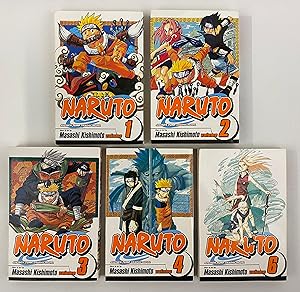 Naruto Shonen Jump Manga, Volumes 1, 2, 3, 4, 6