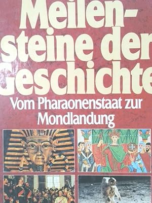Immagine del venditore per Meilensteine der Geschichte Vom Pharaonenstaat zur Mondlandung venduto da Antiquariat Buchhandel Daniel Viertel