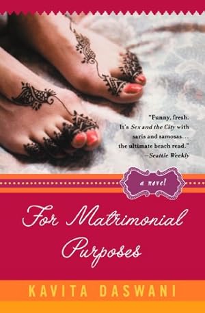 Image du vendeur pour For Matrimonial Purposes by Daswani, Kavita [Paperback ] mis en vente par booksXpress