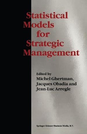 Seller image for Statistical Models for Strategic Management [Hardcover ] for sale by booksXpress